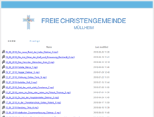 Tablet Screenshot of predigt.fcgm.de
